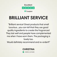 AW Scents Trustpilot customer review for long lasting perfume dupes