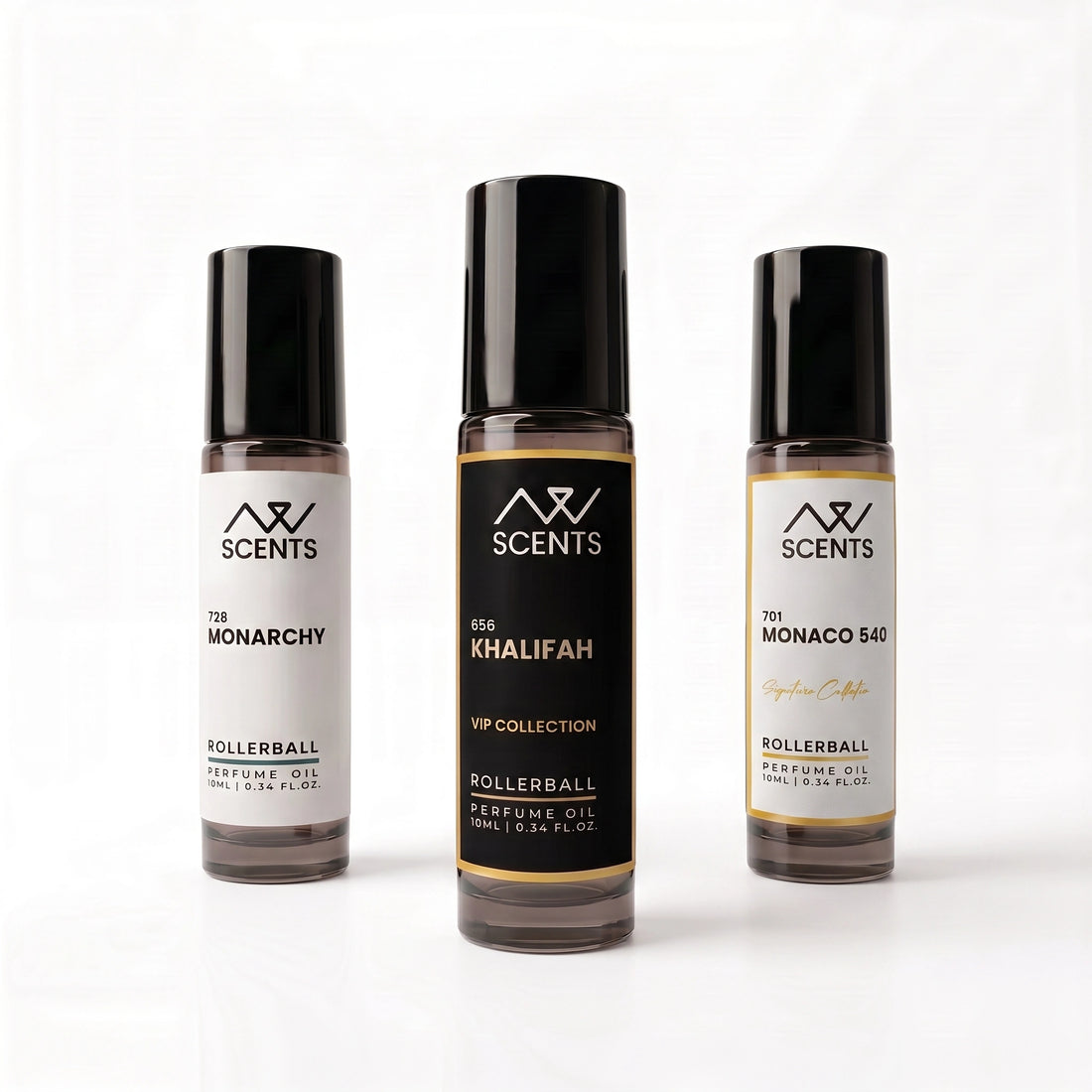 10ml x3 Pocket Sized Rollerball Perfume Oil Bundle