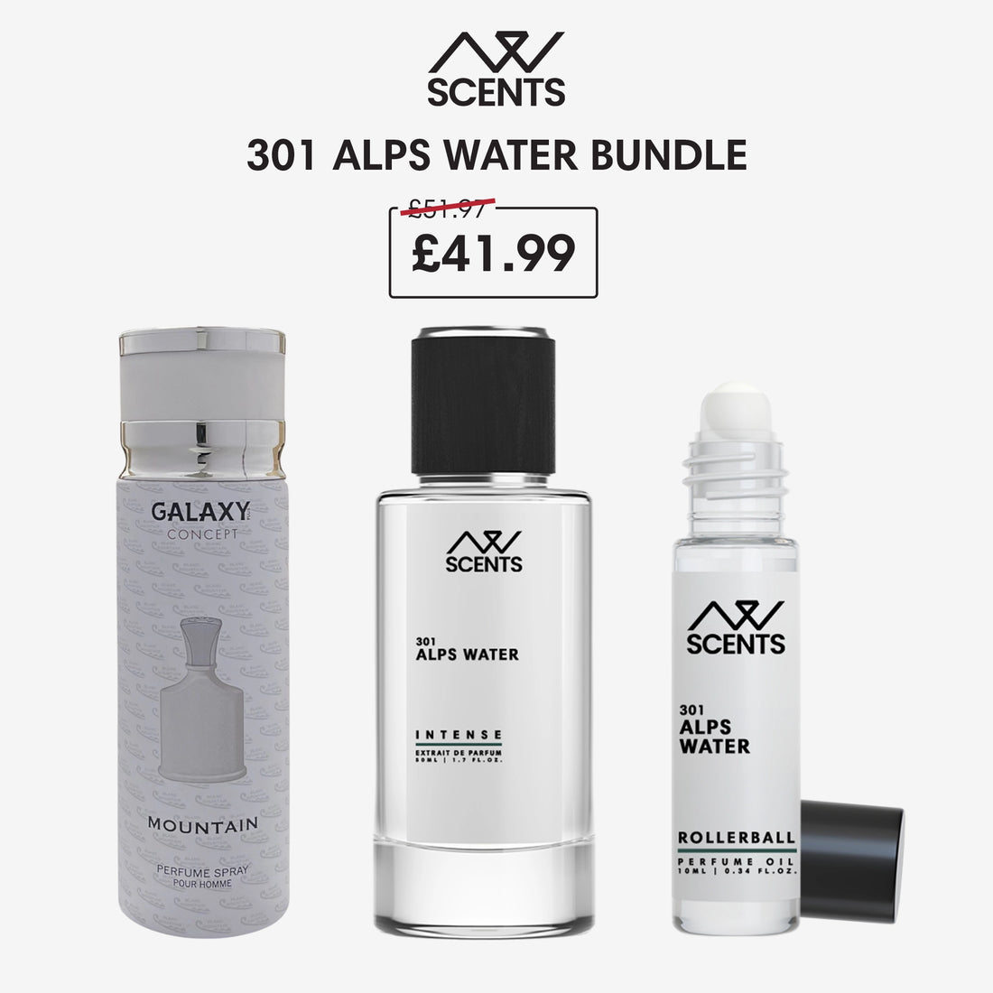 Silver Mountain Water Inspired Bundle - 301 ALPS WATER