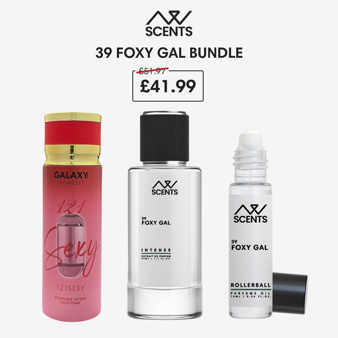 212 Sexy Inspired Bundle - 39 FOXY GAL