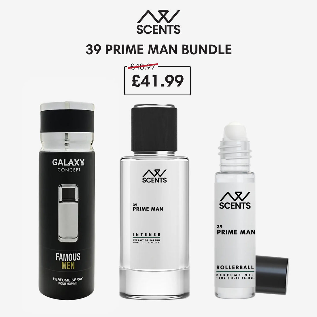 212 VIP Men Inspired Bundle - 39 PRIME MAN