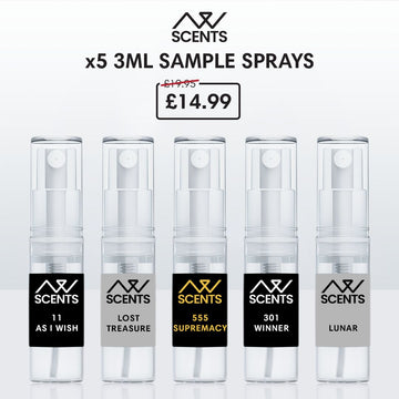 3ml Sample Spray (Eau De Parfum) x5 Fragrance Bundle