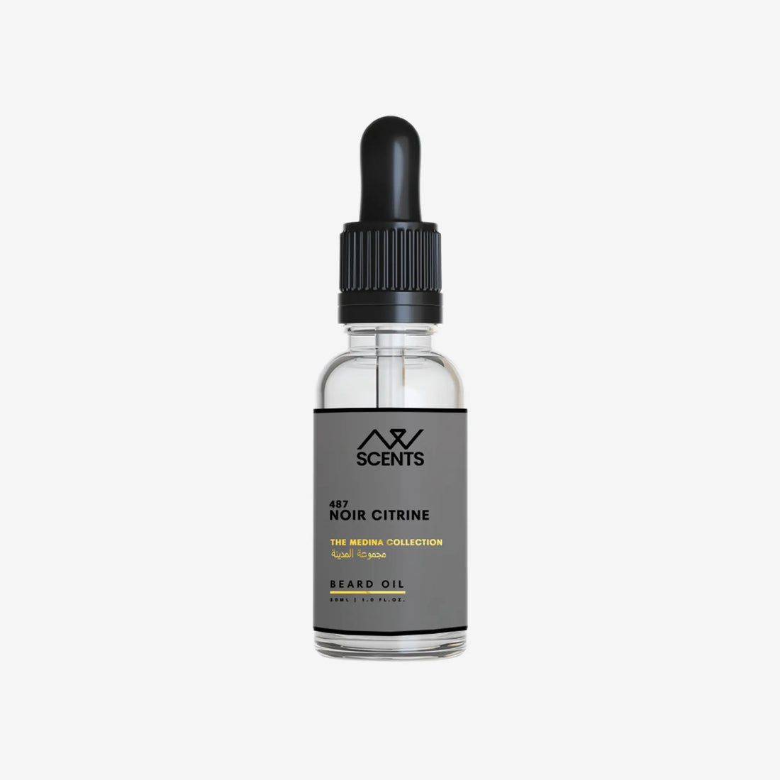 487 Noir Citrine Beard Oil